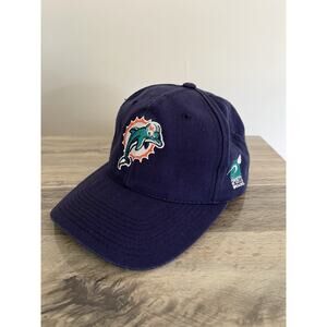 Vtg Blue Green Miami Dolphins Sports Specialties NFL Proline Snap Back Hat
